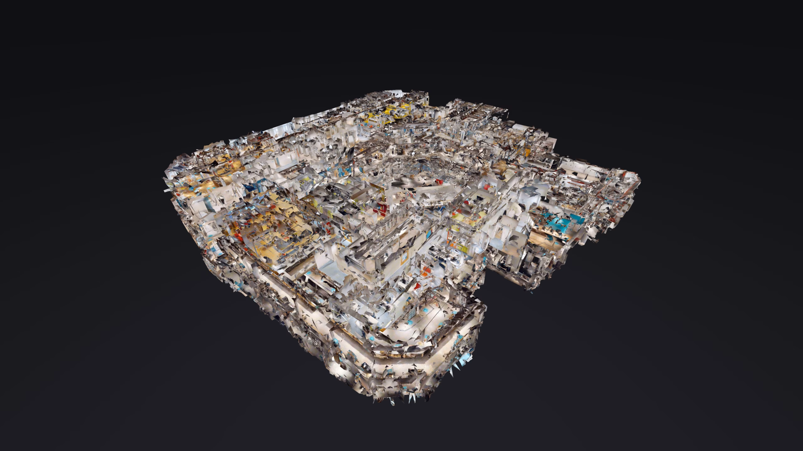 3D digital twin dollhouse view of a Primark store